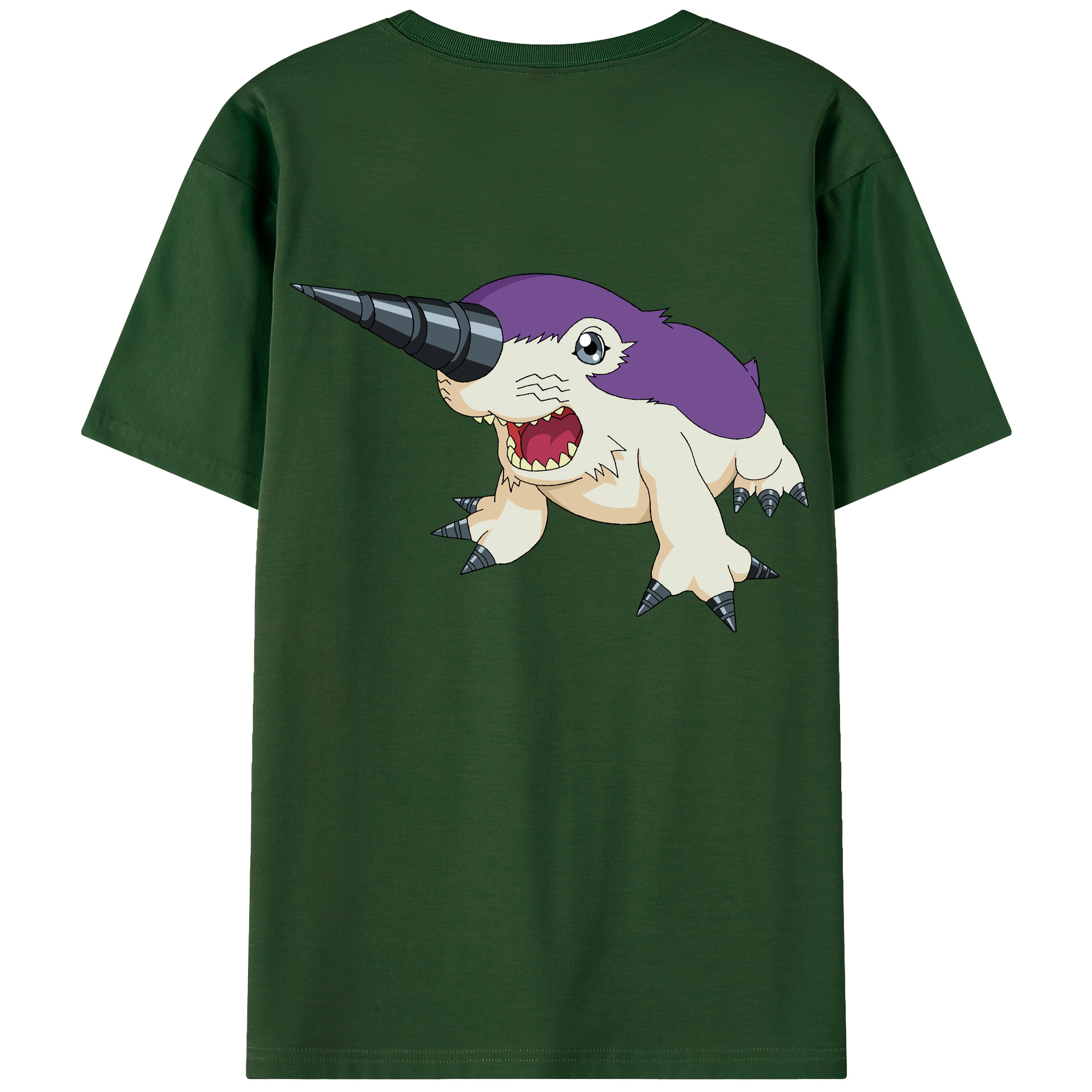 （画像用） Digimon デジタルモンスター/デジモン 綿100％半袖Tシャツ（背面プリント）